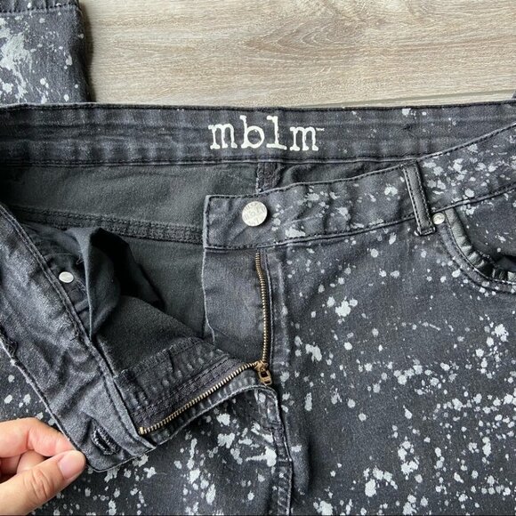 Mblm Splattered  Studded Skinny Jeans - Picture 11 of 15